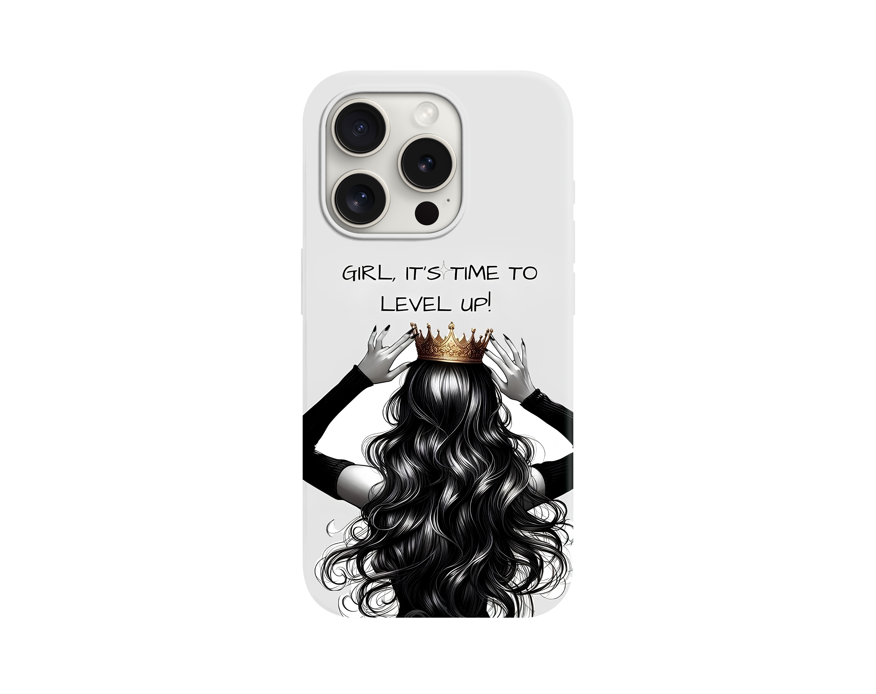 Girl It's Time To Level Up Telefon Kılıfı