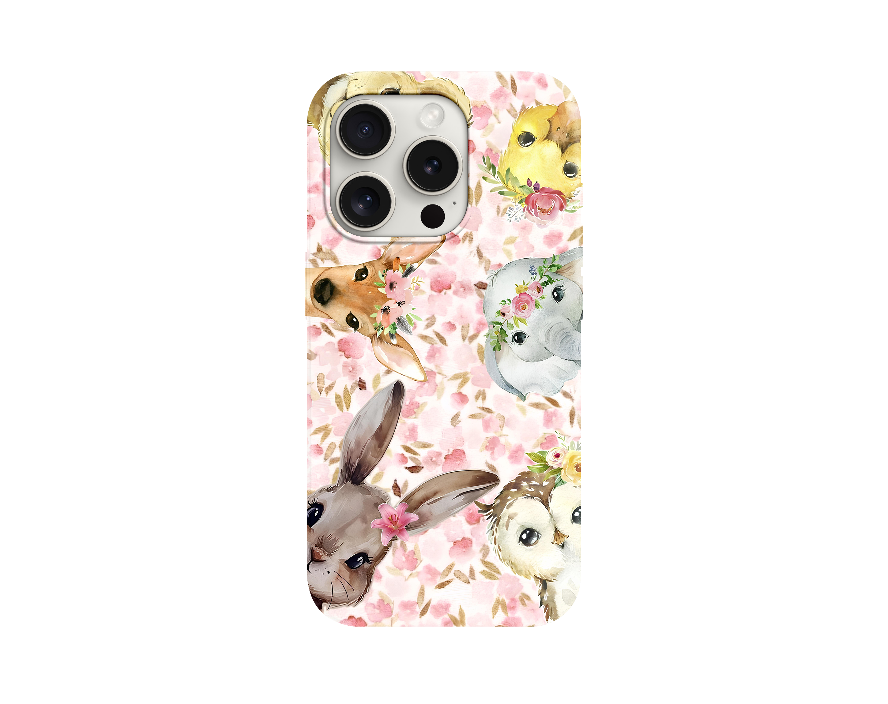 Cute Woodland Animals Telefon Kılıfı