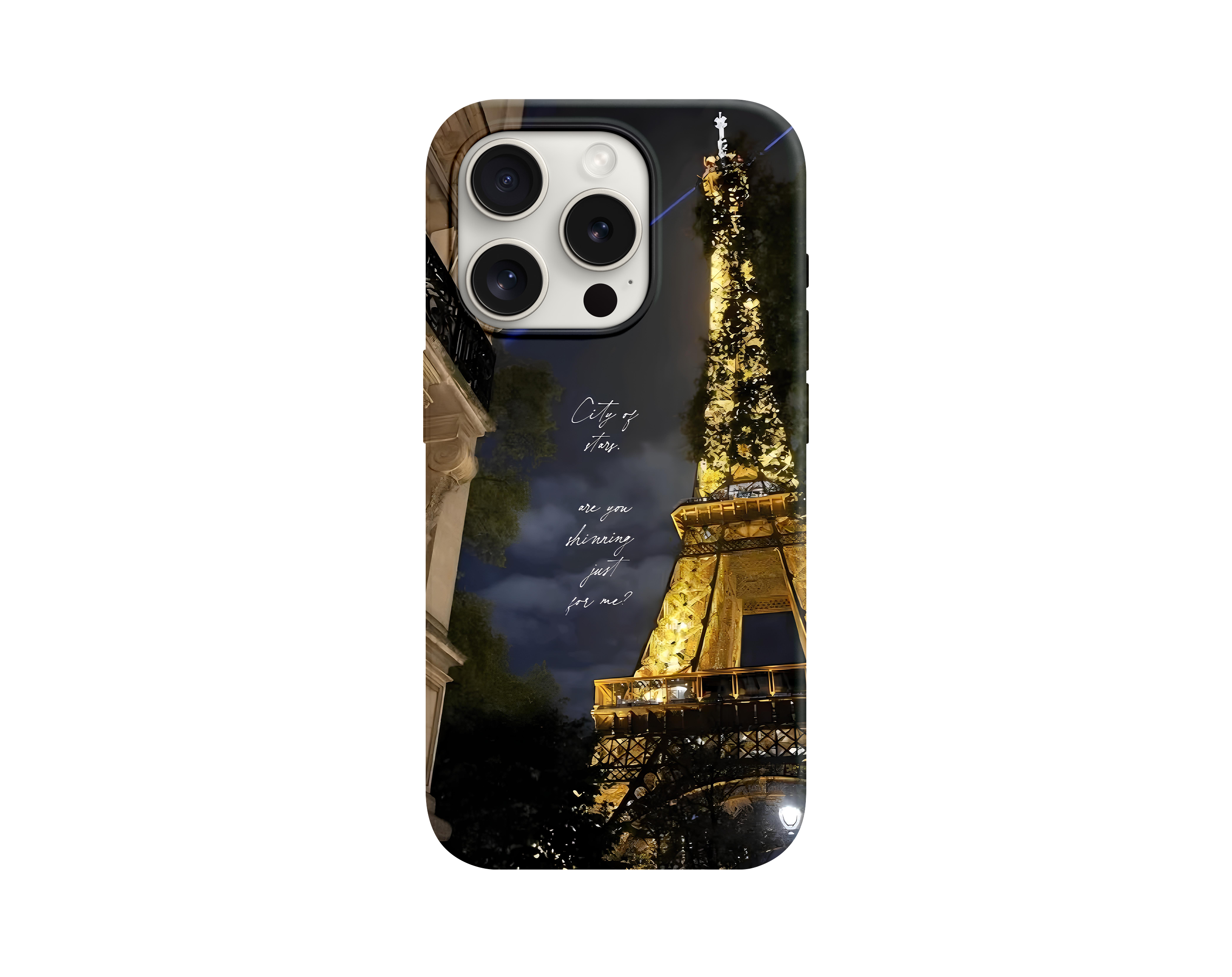 City of Stars Yazılı Eyfel Kulesi Telefon Kılıfı