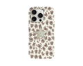Yıldız Baskılı Leopar Desenli Telefon Kılıfı