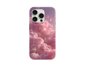 Pembe Bulut Desenli Telefon Kılıfı