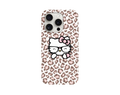 Leopar Desenli Hello Kitty Telefon Kılıfı