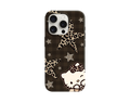 Leopar Desenli Yıldızlı Hello Kitty Telefon Kılıfı