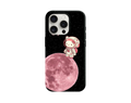 Astronot Kitty ve Pembe Dolunay Telefon Kılıfı