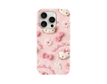 Fuzzy Hello Kitty Pembe Peluş Dokulu Telefon Kılıfı