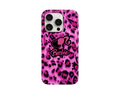 Barbie Pembe Leopar Desenli Telefon Kılıfı