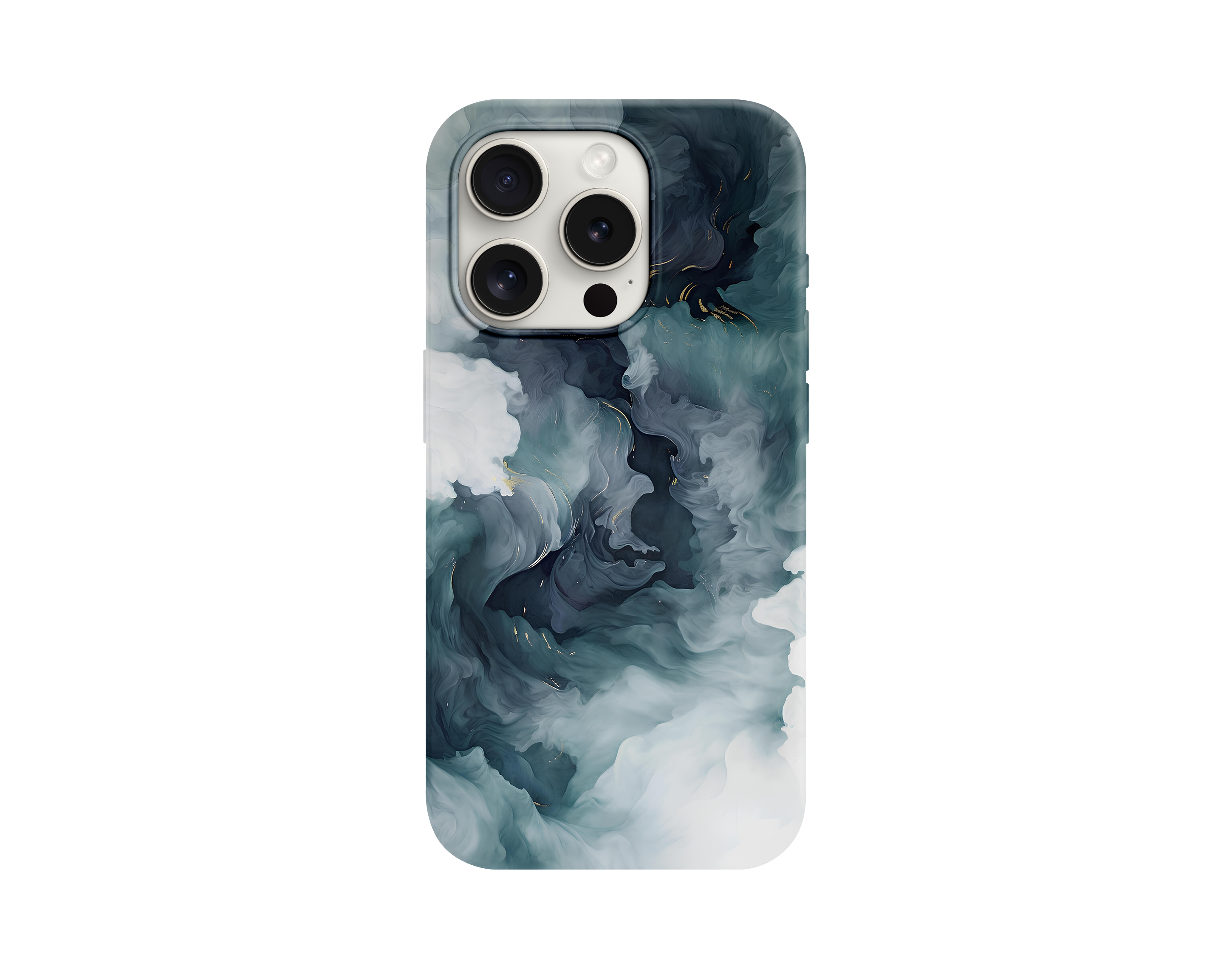 Soyut Duman Desenli Telefon Kılıfı