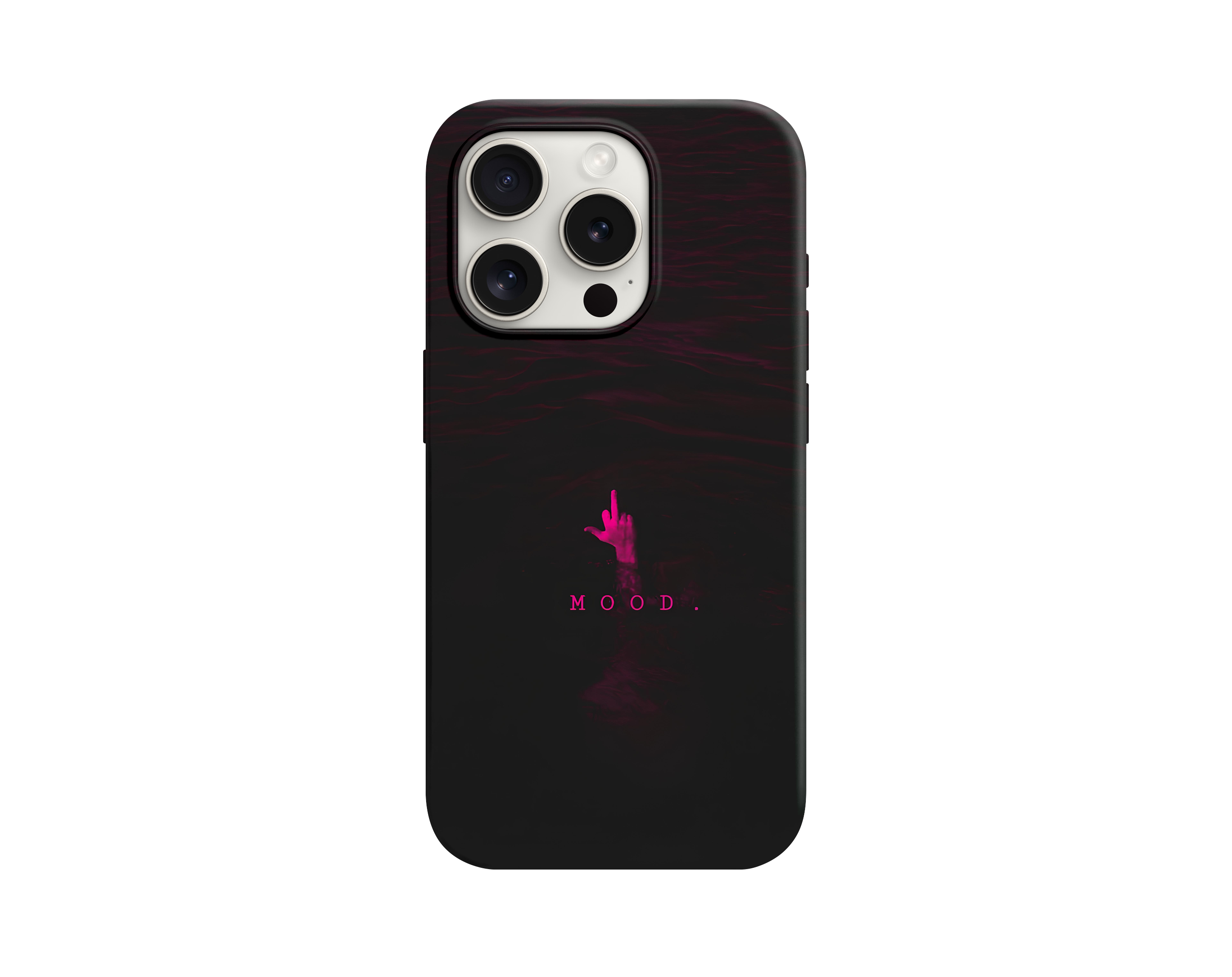 El Figürlü ve Neon Yazılı Telefon Kılıfı