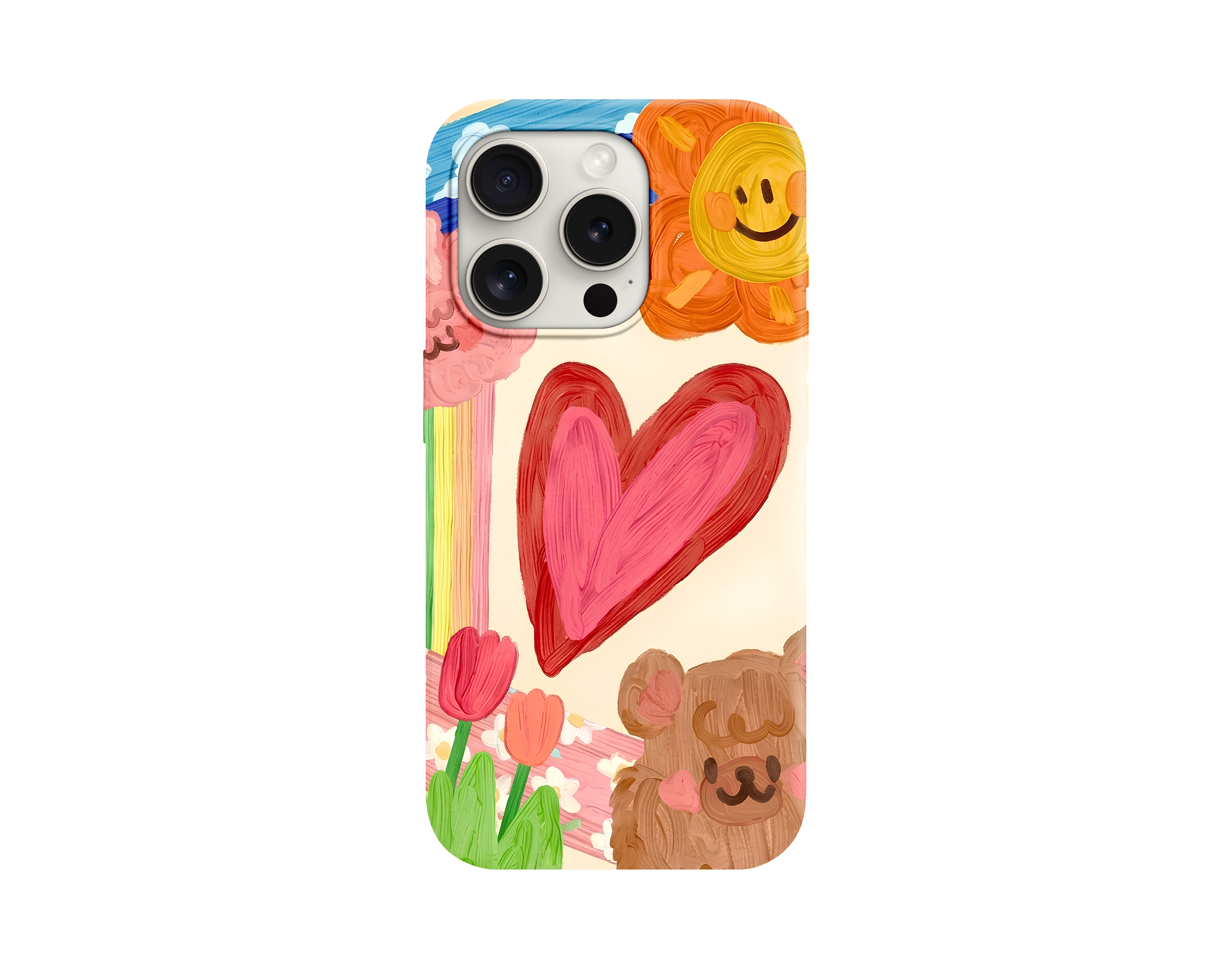 Yağlı Boya El Boyaması Telefon Kılıfı