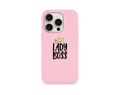 LADY BOSS Yazılı Taçlı Telefon Kılıfı