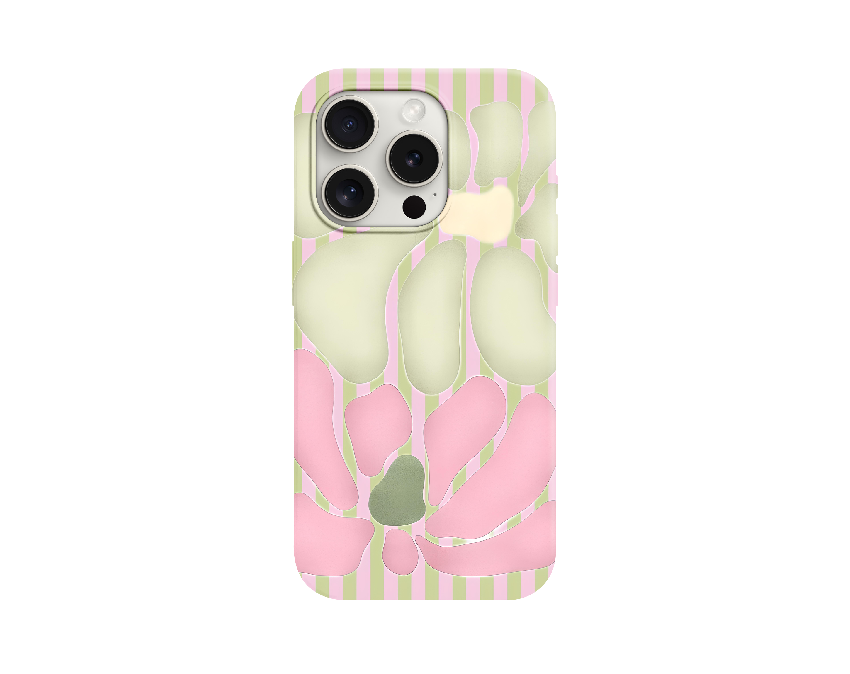 Pastel Çiçek Desenli Telefon Kılıfı