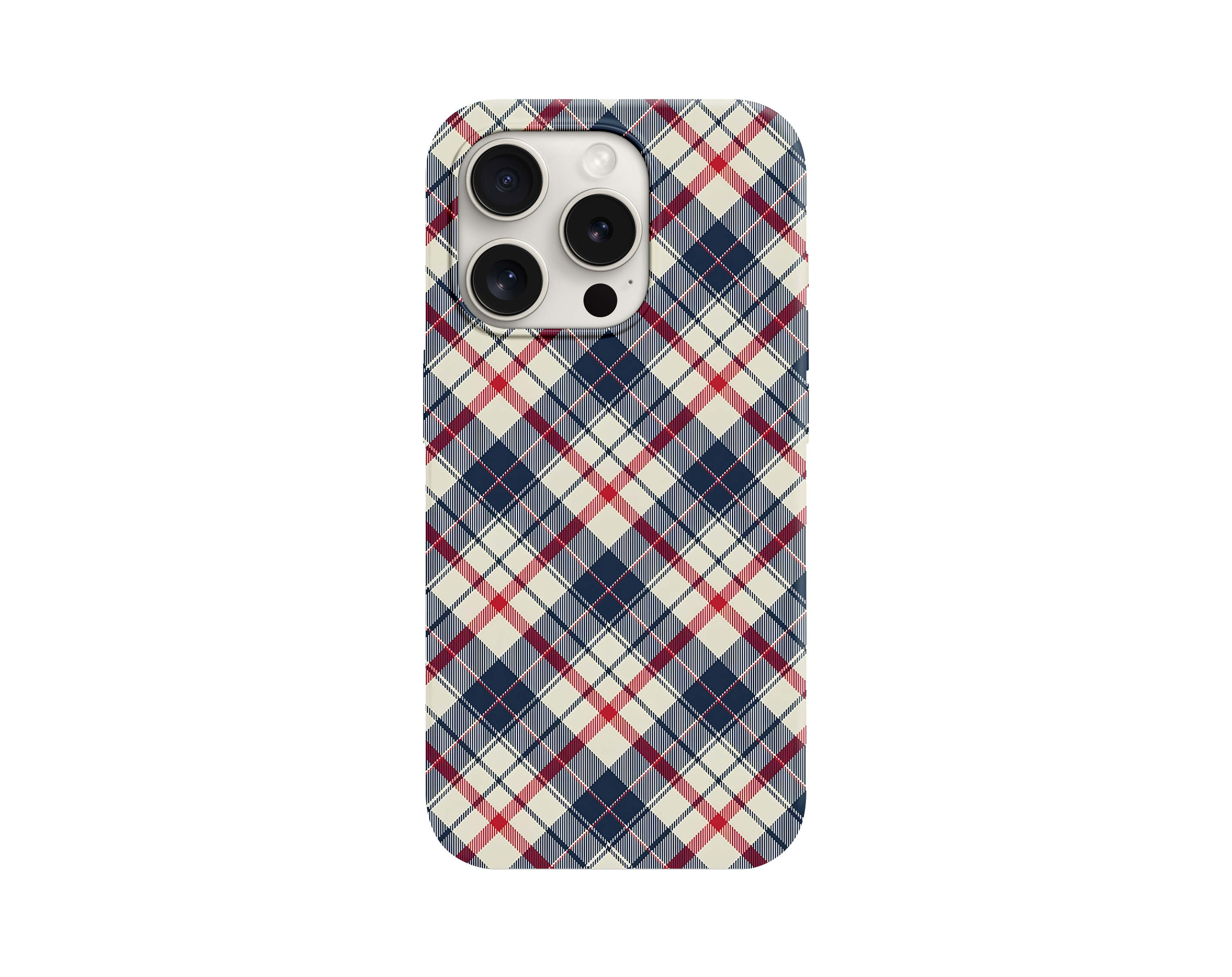 Modern İskoç Ekose Telefon Kılıfı