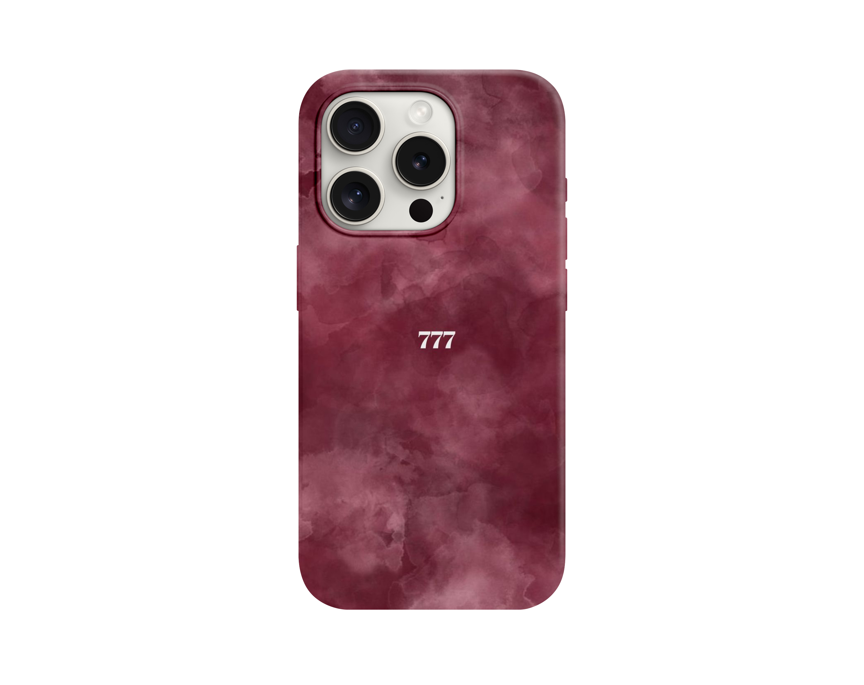 Estetik Bordo 777 Telefon Kılıfı