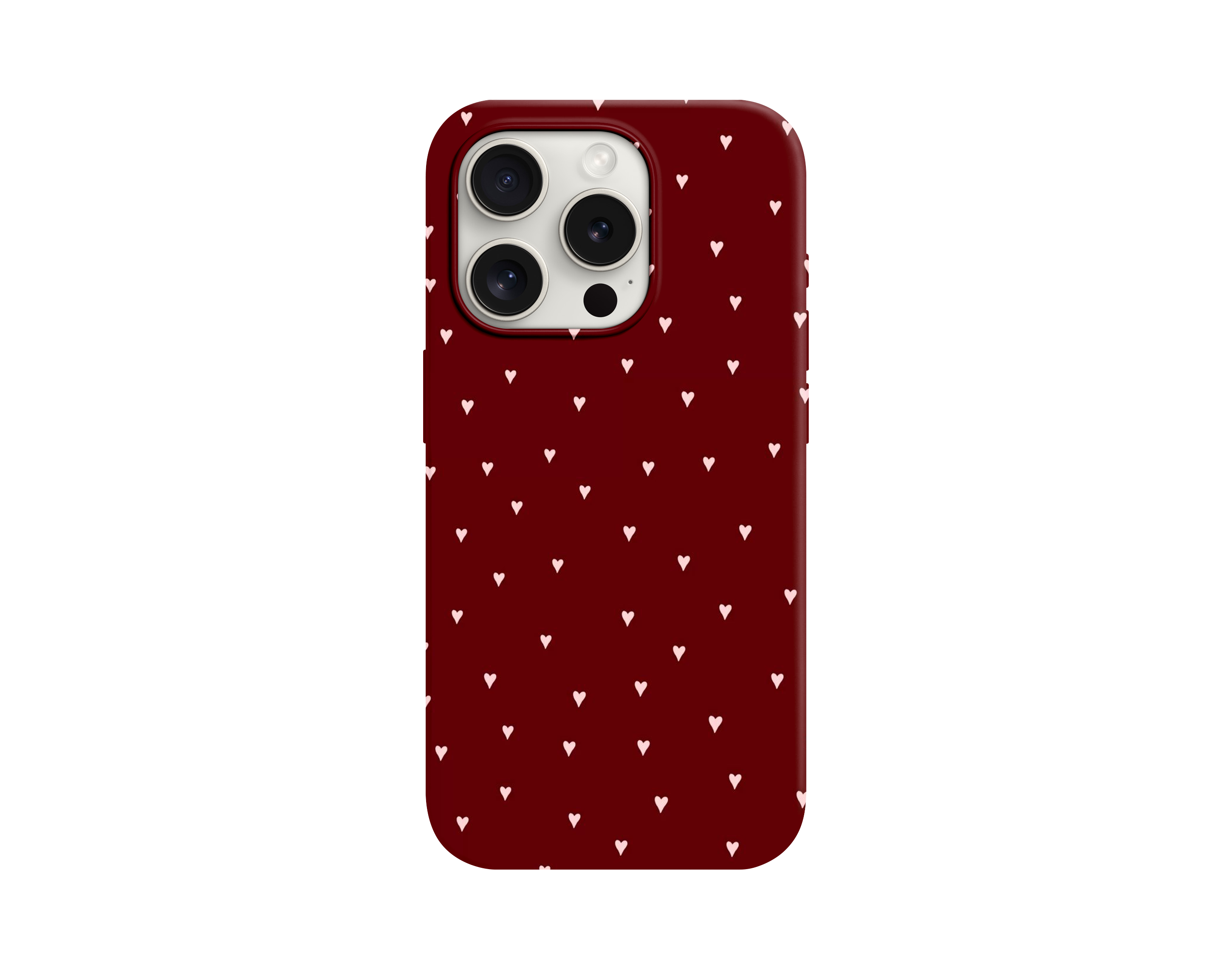 Minimalist Kalp Desenli Telefon Kılıfı
