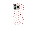 Minimalist Kırmızı Kalp Desenli Telefon Kılıfı