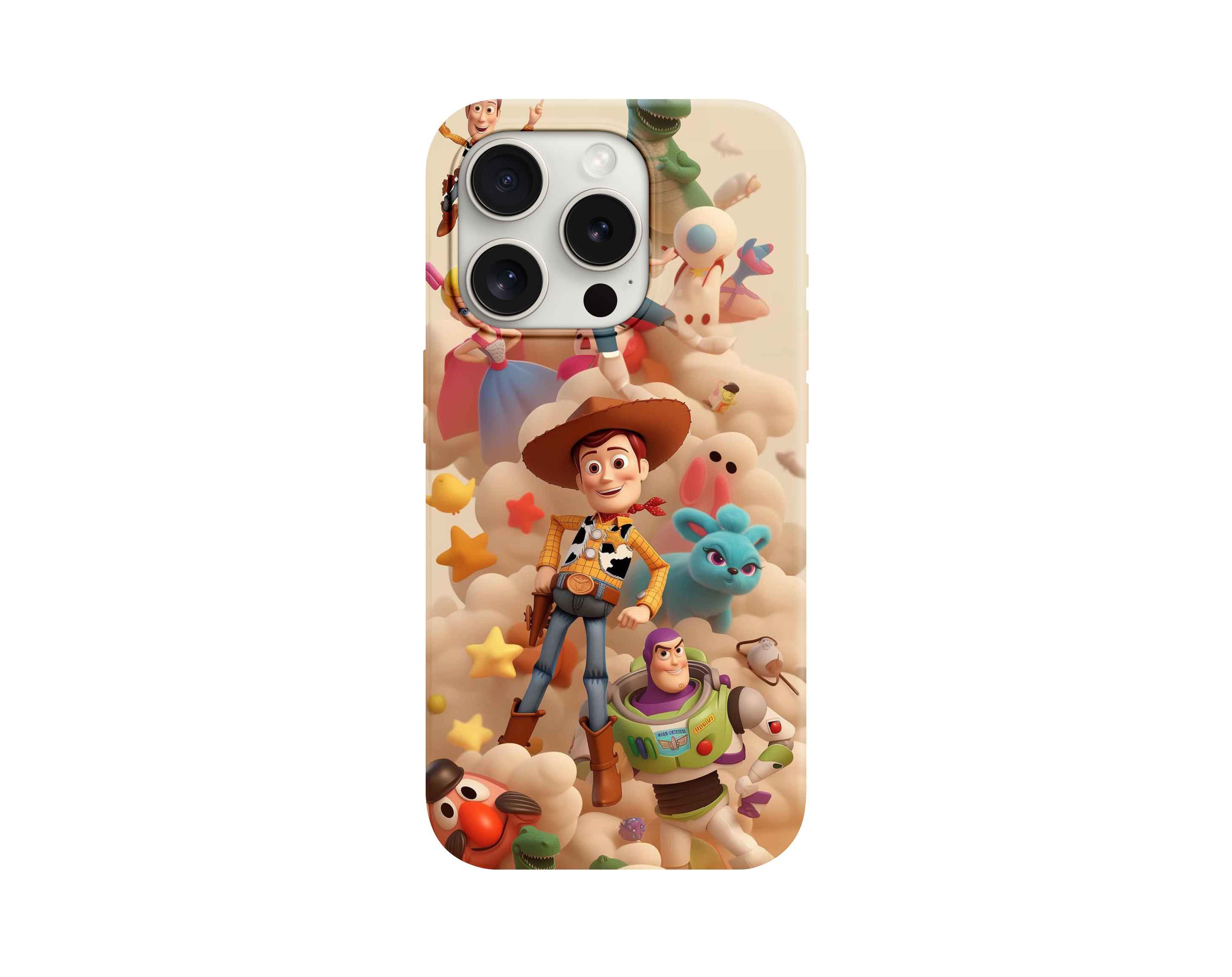Woody ve Buzz Lightyear Figürlü Telefon Kılıfı