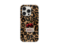 Memories Baskılı Leopar Telefon Kılıfı