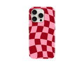 Wavy Checkerboard Tasarımlı Telefon Kılıfı