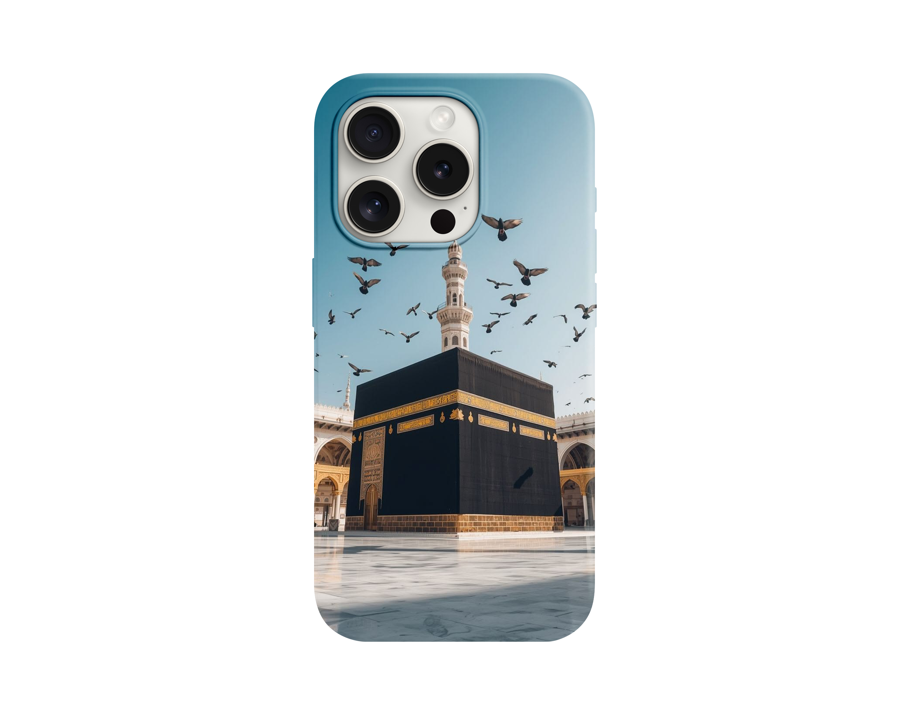 Kabe-i Şerif ve Kuşlar Telefon Kılıfı