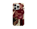Leopar ve Kırmızı Dudak Telefon Kılıfı