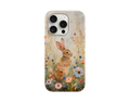 Bahar Temalı Tavşanlı Desenli Telefon Kılıfı