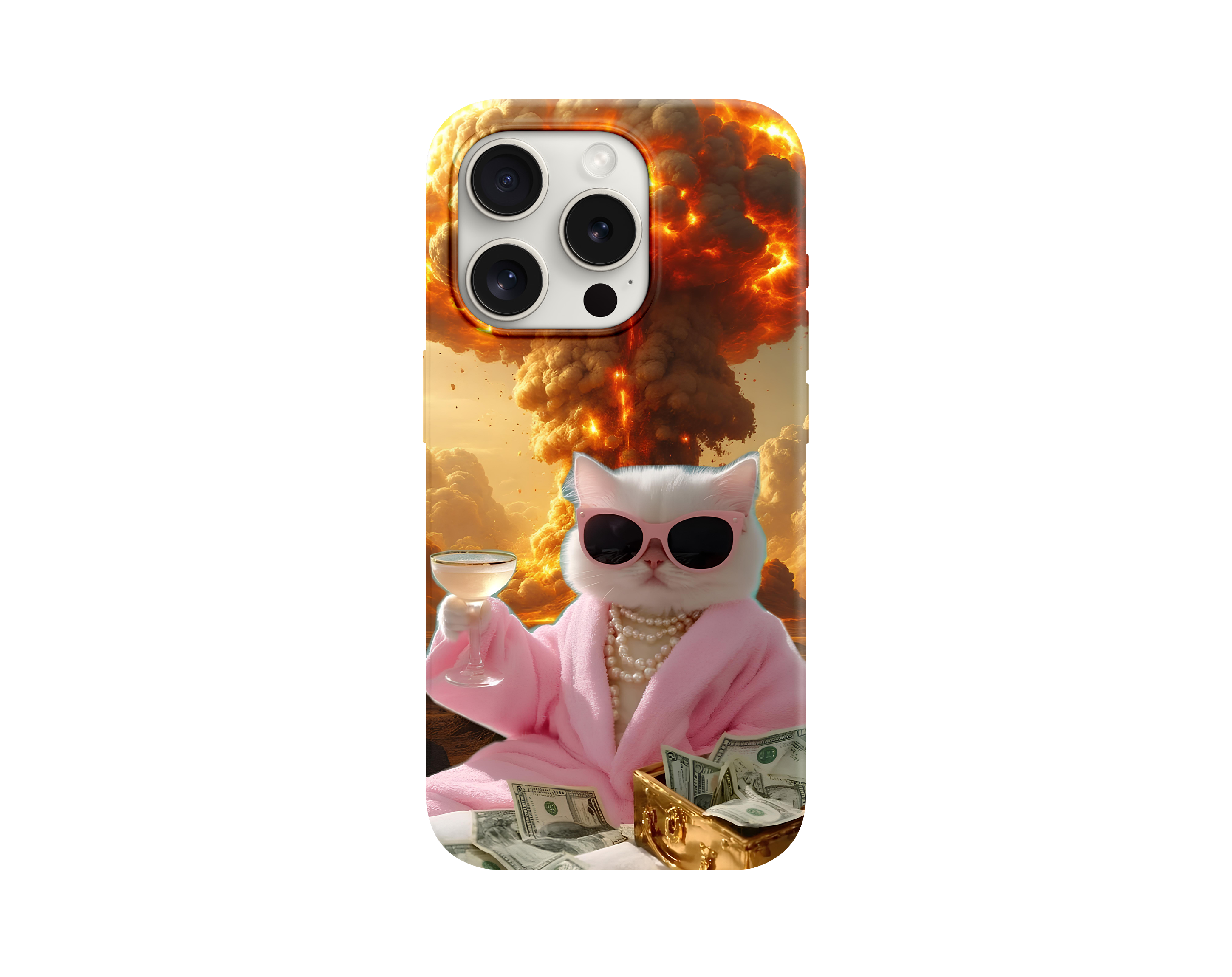 Cool Cat Tasarımlı Telefon Kılıfı