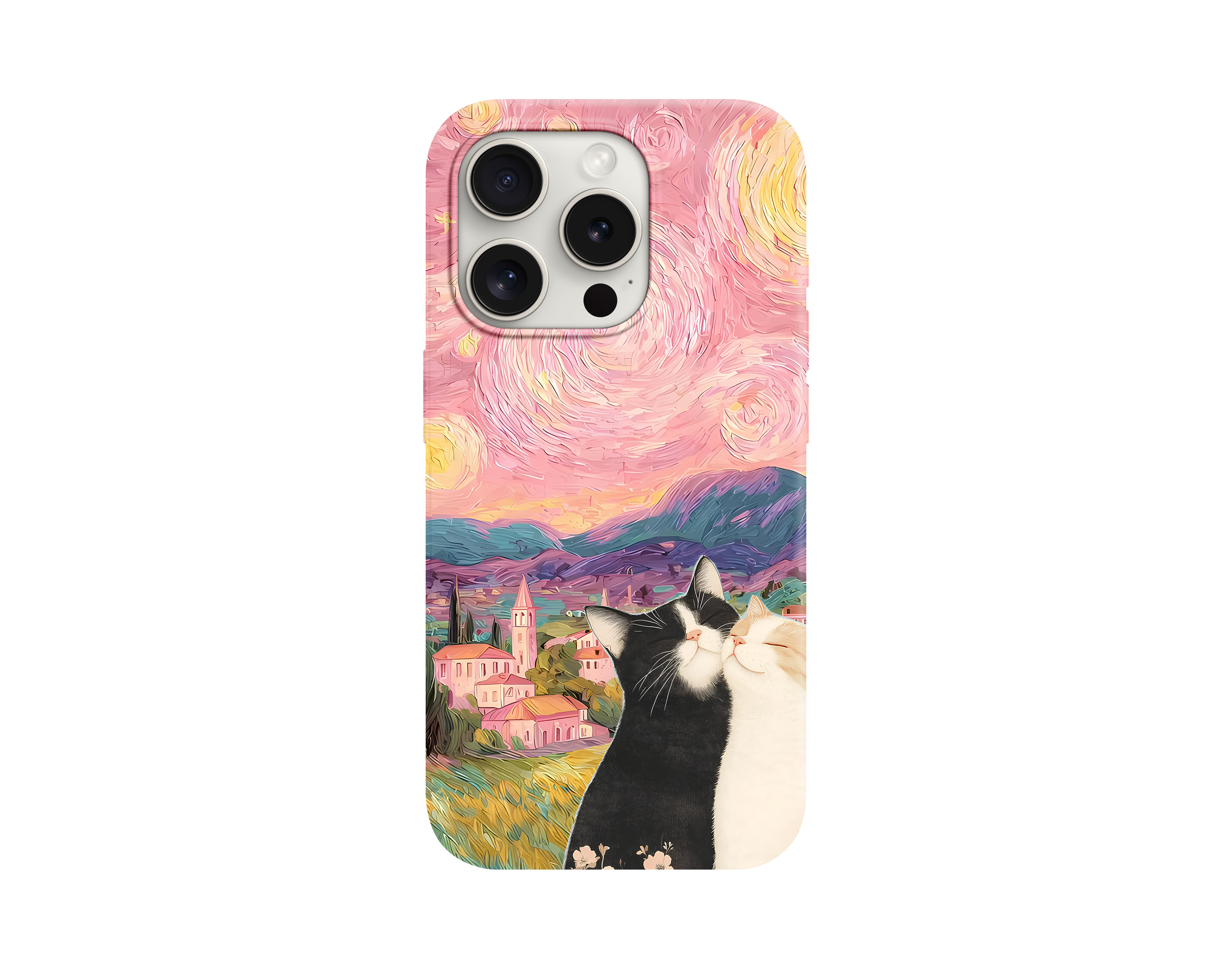 Sevimli Kedi Temalı Telefon Kılıfı