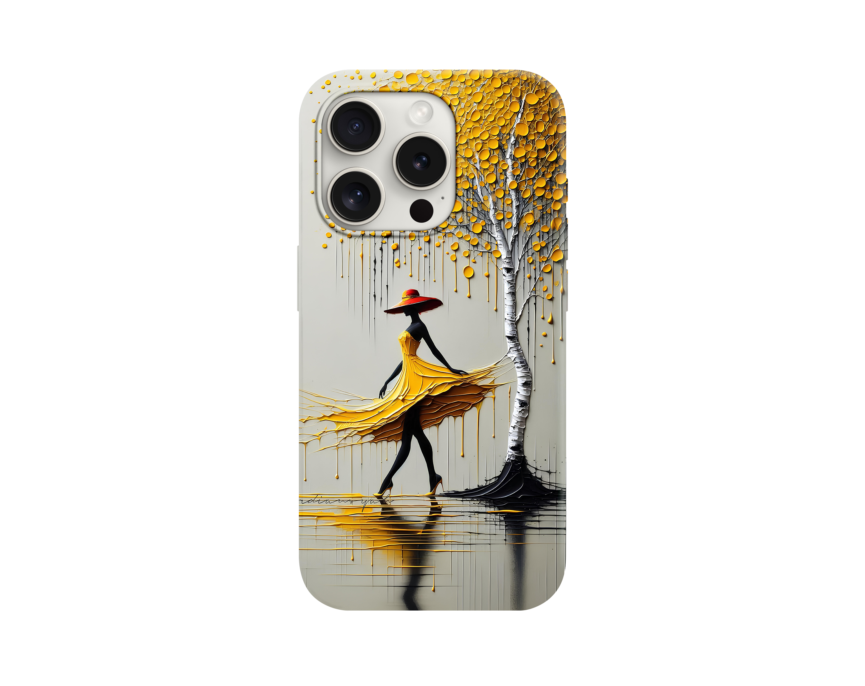 Modern Sanat Temalı Telefon Kılıfı