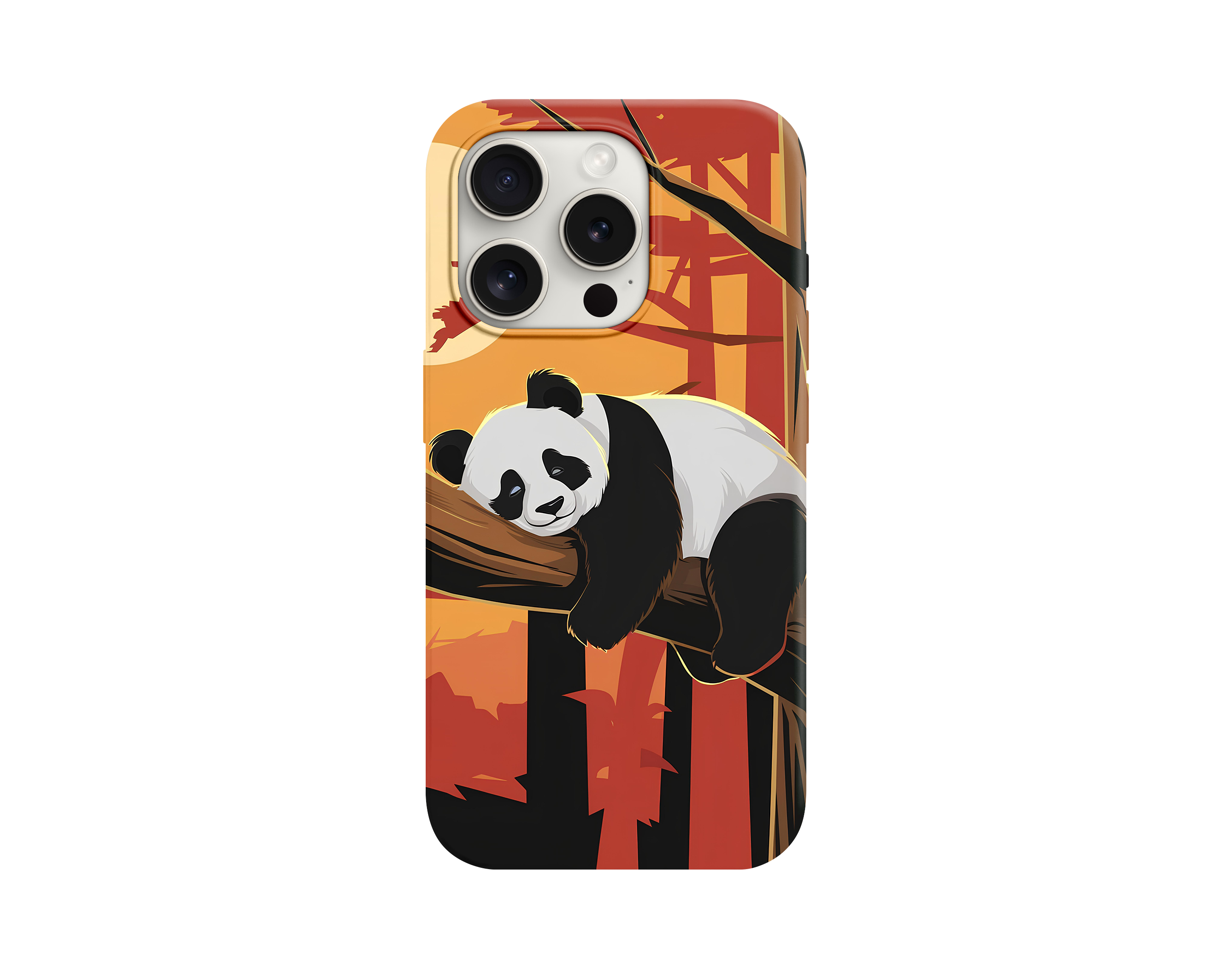 Uyuyan Panda Temalı Telefon Kılıfı