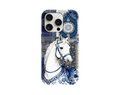 Asil Beyaz At ve Etnik Halı Telefon Kılıfı