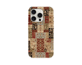 Otantik Halı Desenli Patchwork Telefon Kılıfı