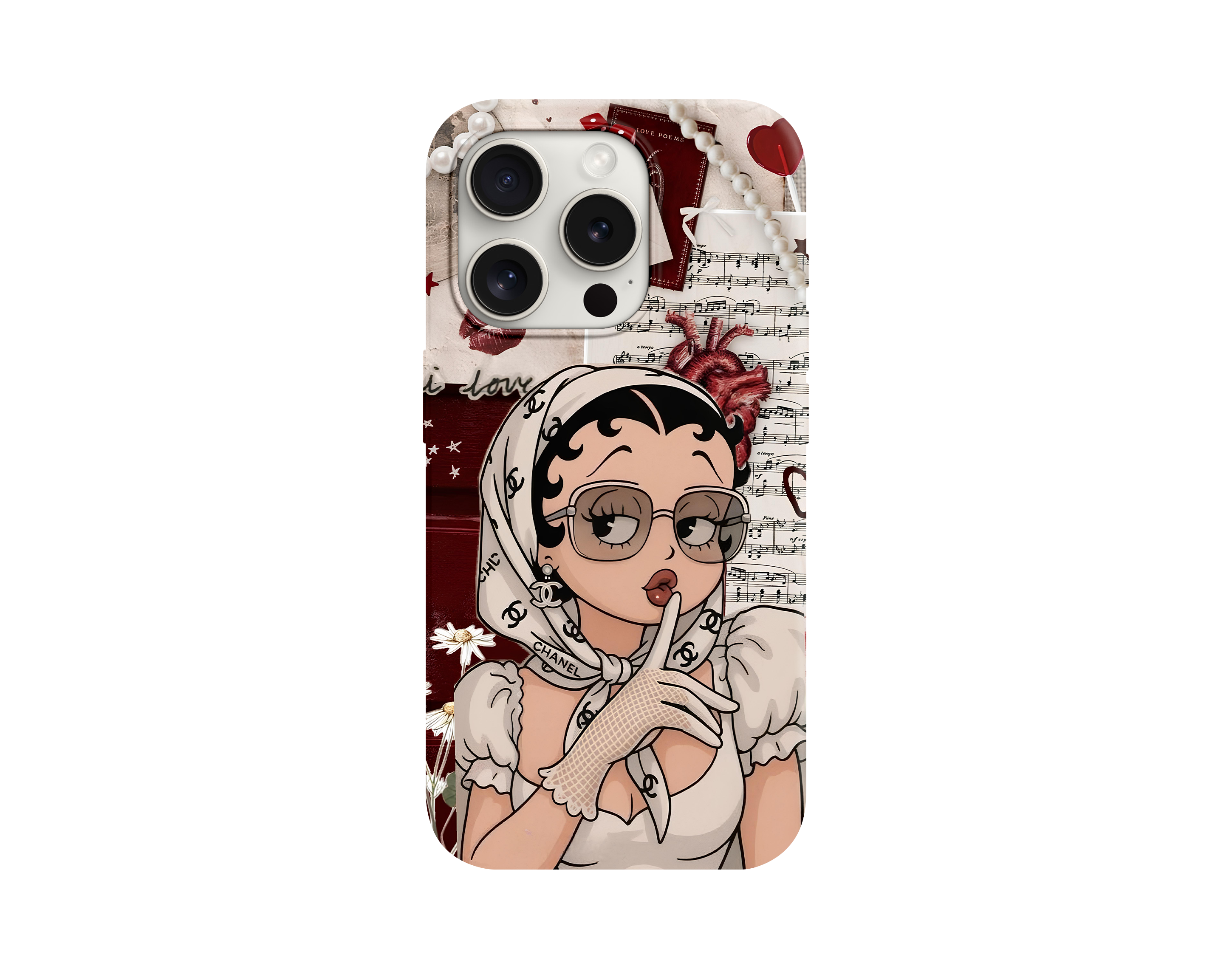 Betty Boop Karakterli Telefon Kılıfı