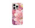 Altın Yaldız Hatlı Lotus Çiçeği Telefon Kılıfı