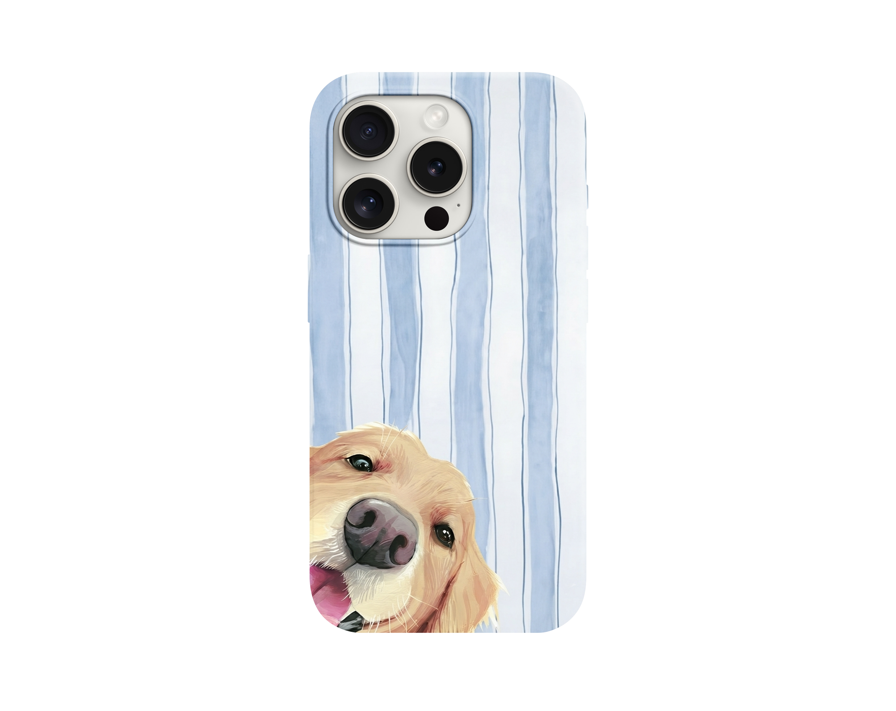 Sevimli Golden Retriever Telefon Kılıfı