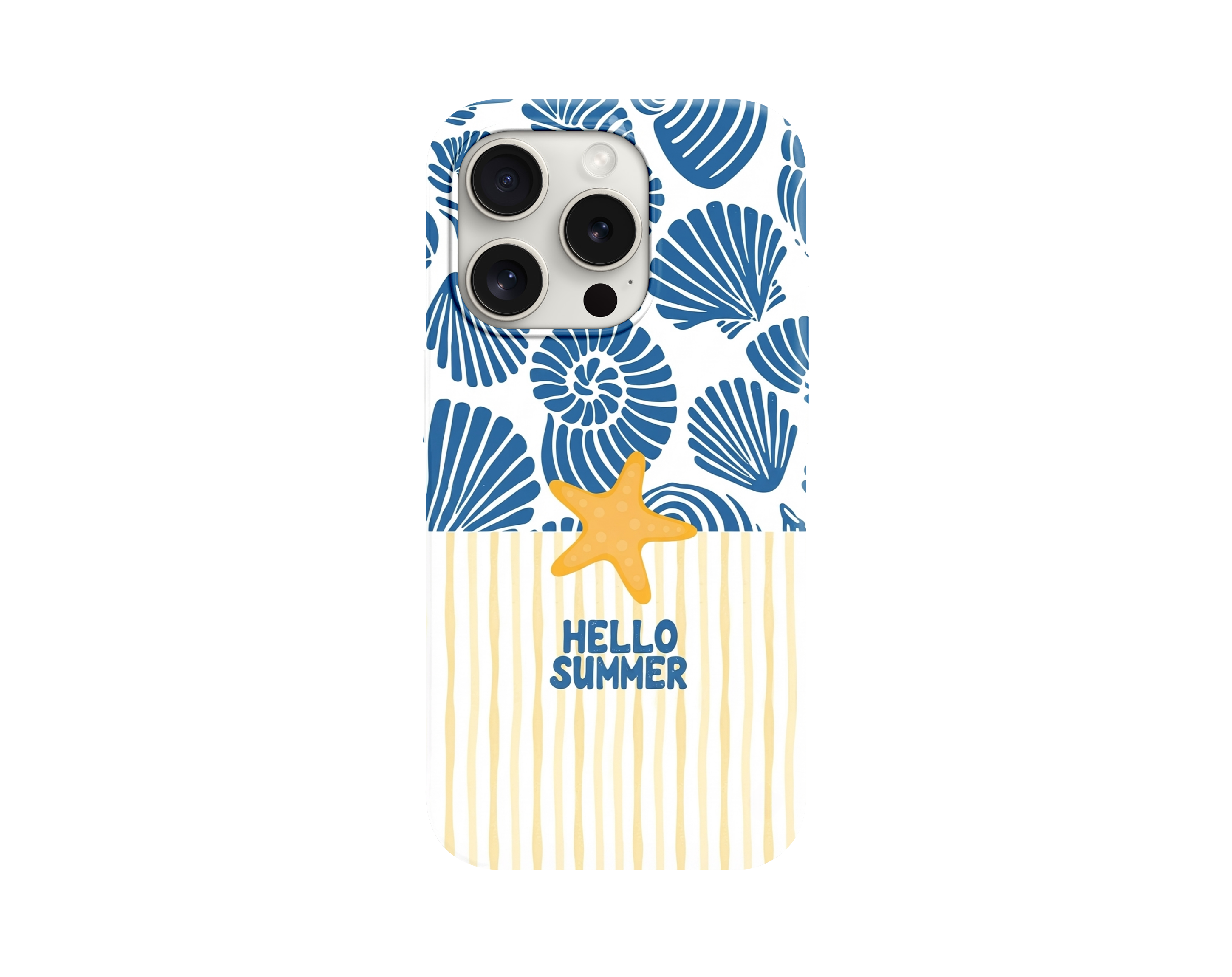 Hello Summer Yazılı Telefon Kılıfı