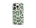 Soft Yeşil Leopar Desenli Telefon Kılıfı
