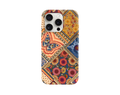 Vintage Patchwork Tasarımlı Telefon Kılıfı
