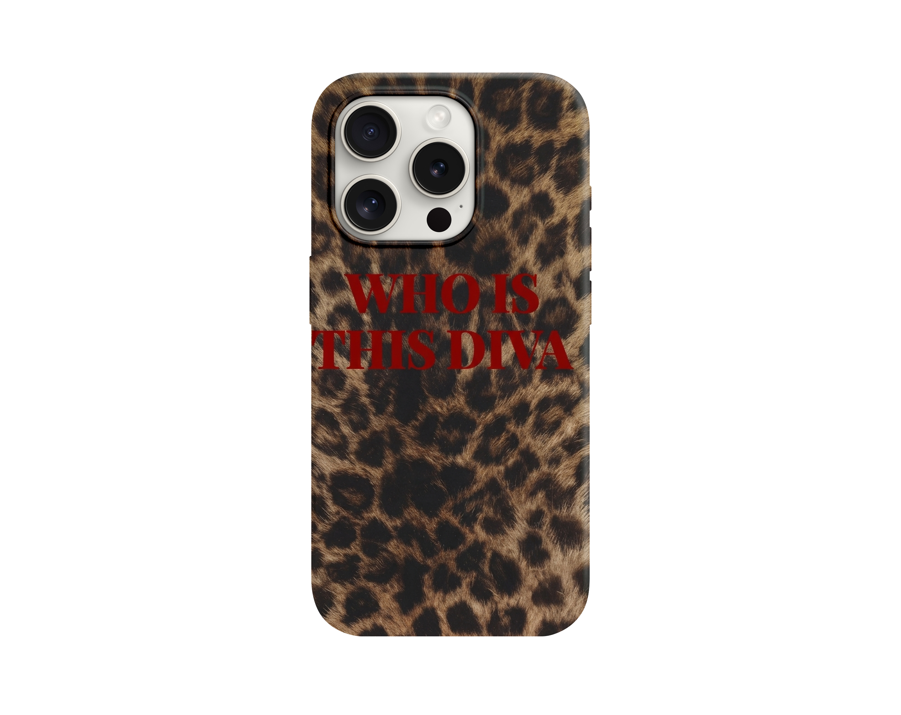 İddialı Leopar Desenli Telefon Kılıfı