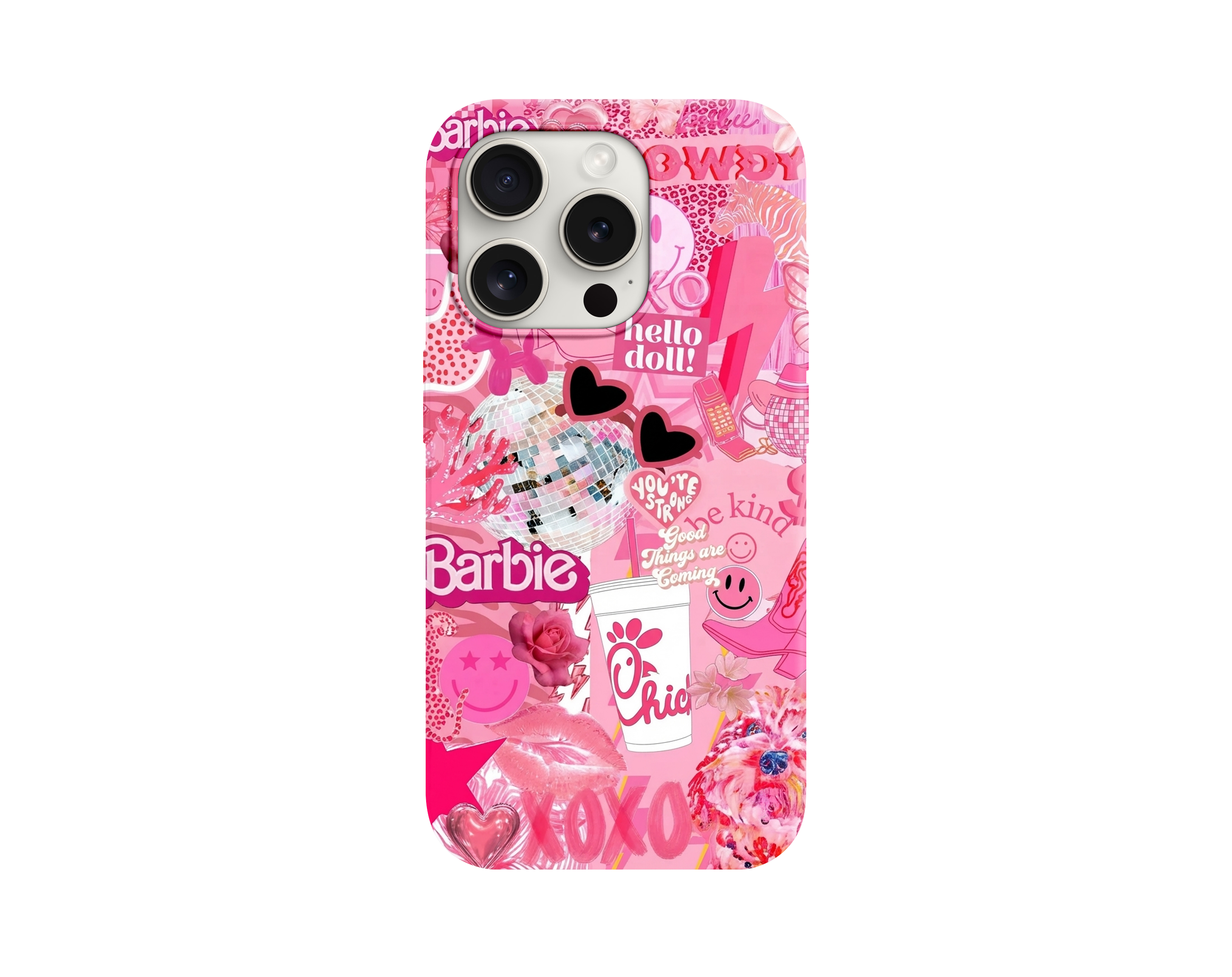 Barbiecore Estetik Telefon Kılıfı