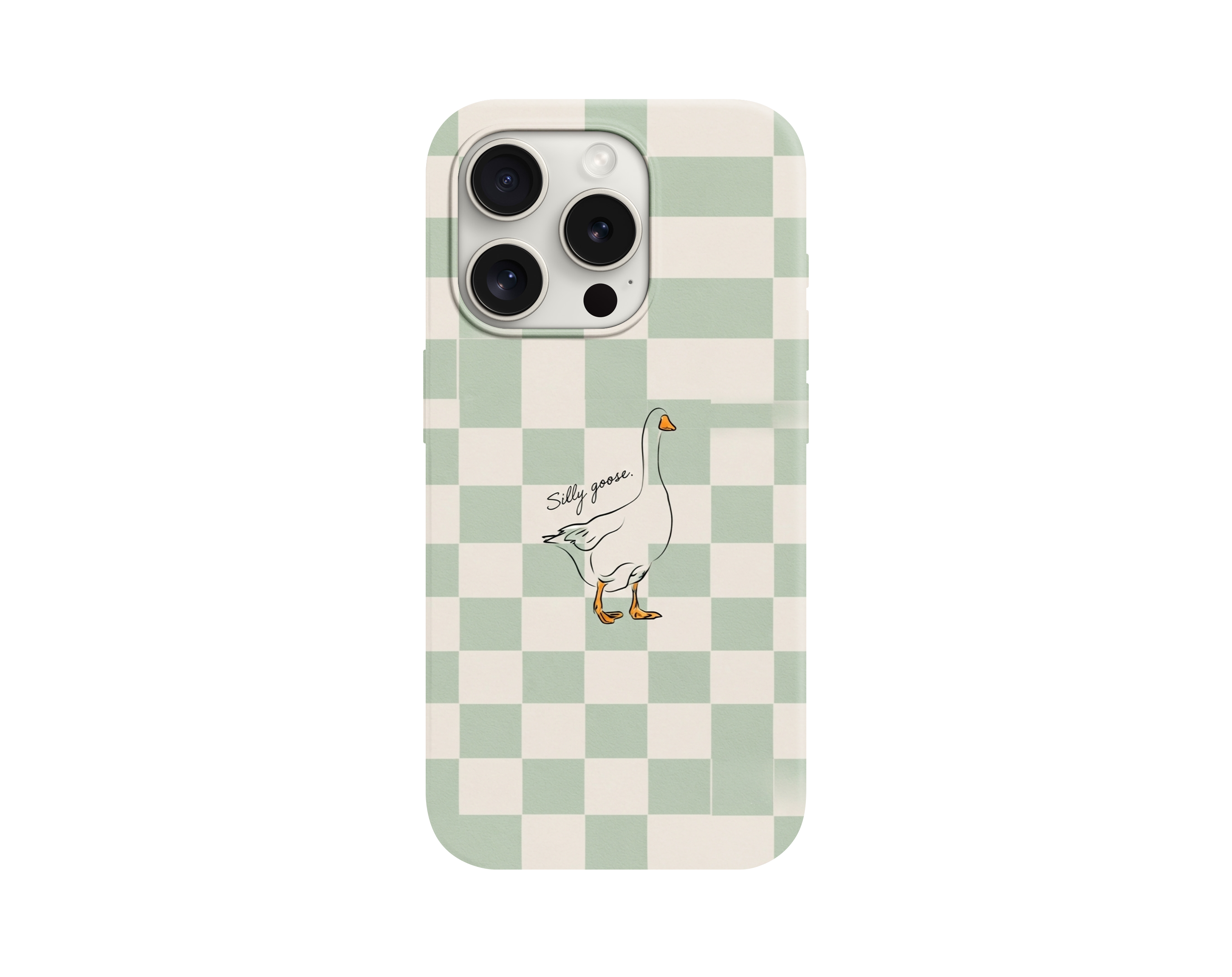 Silly Goose Desenli Telefon Kılıfı