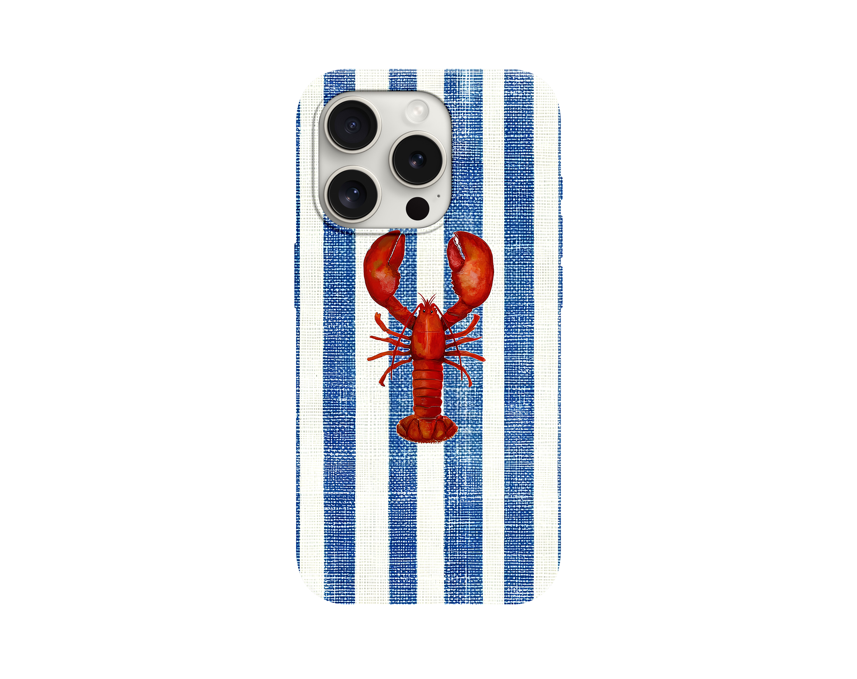 Istakoz Desenli Telefon Kılıfı