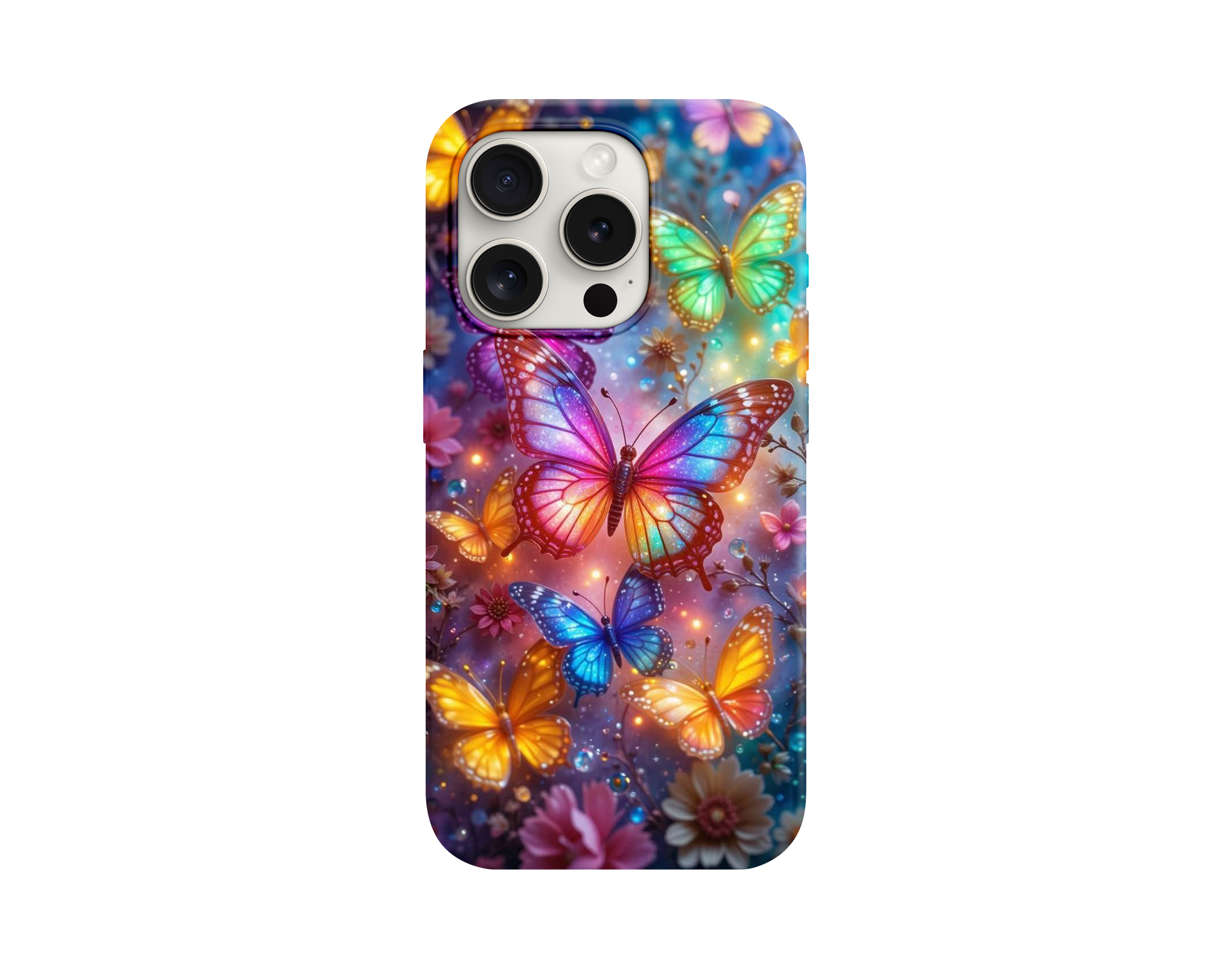 Neon Fantastik Kelebek Telefon Kılıfı
