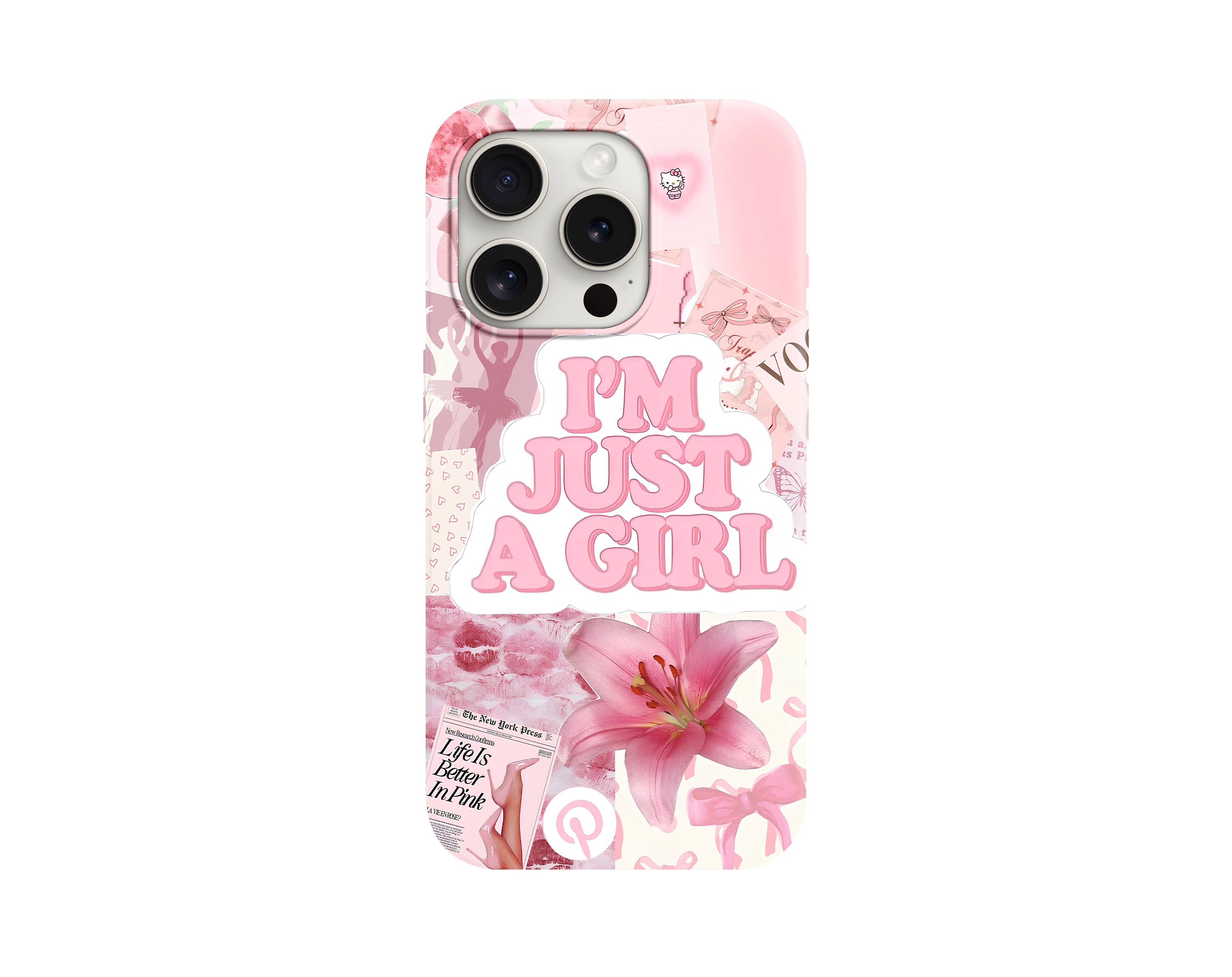 I'm Just a Girl Yazılı Telefon Kılıfı