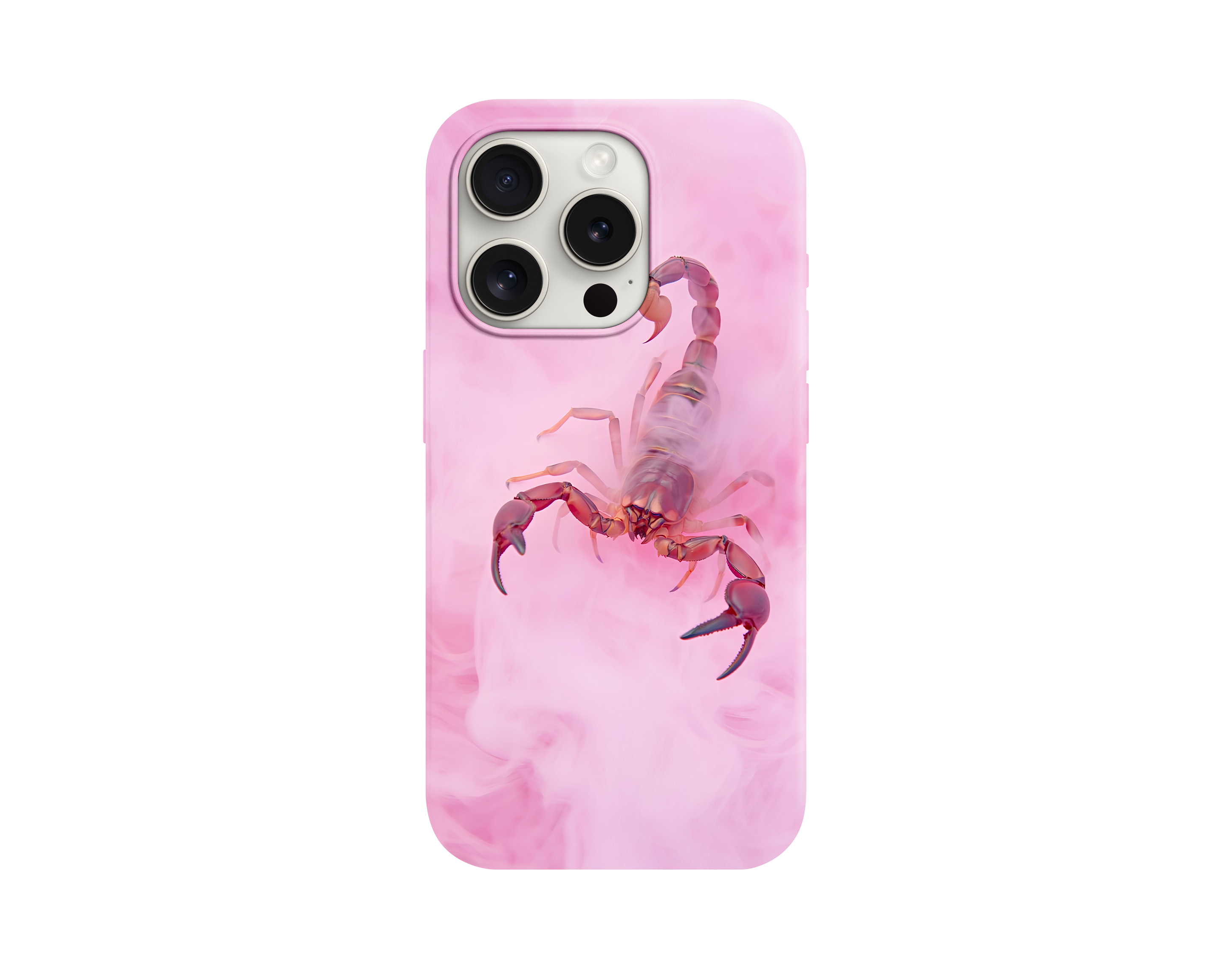 Dumanlı Akrep Desenli Telefon Kılıfı