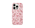 Pembe Saten Fiyonklu ve Güllü Telefon Kılıfı