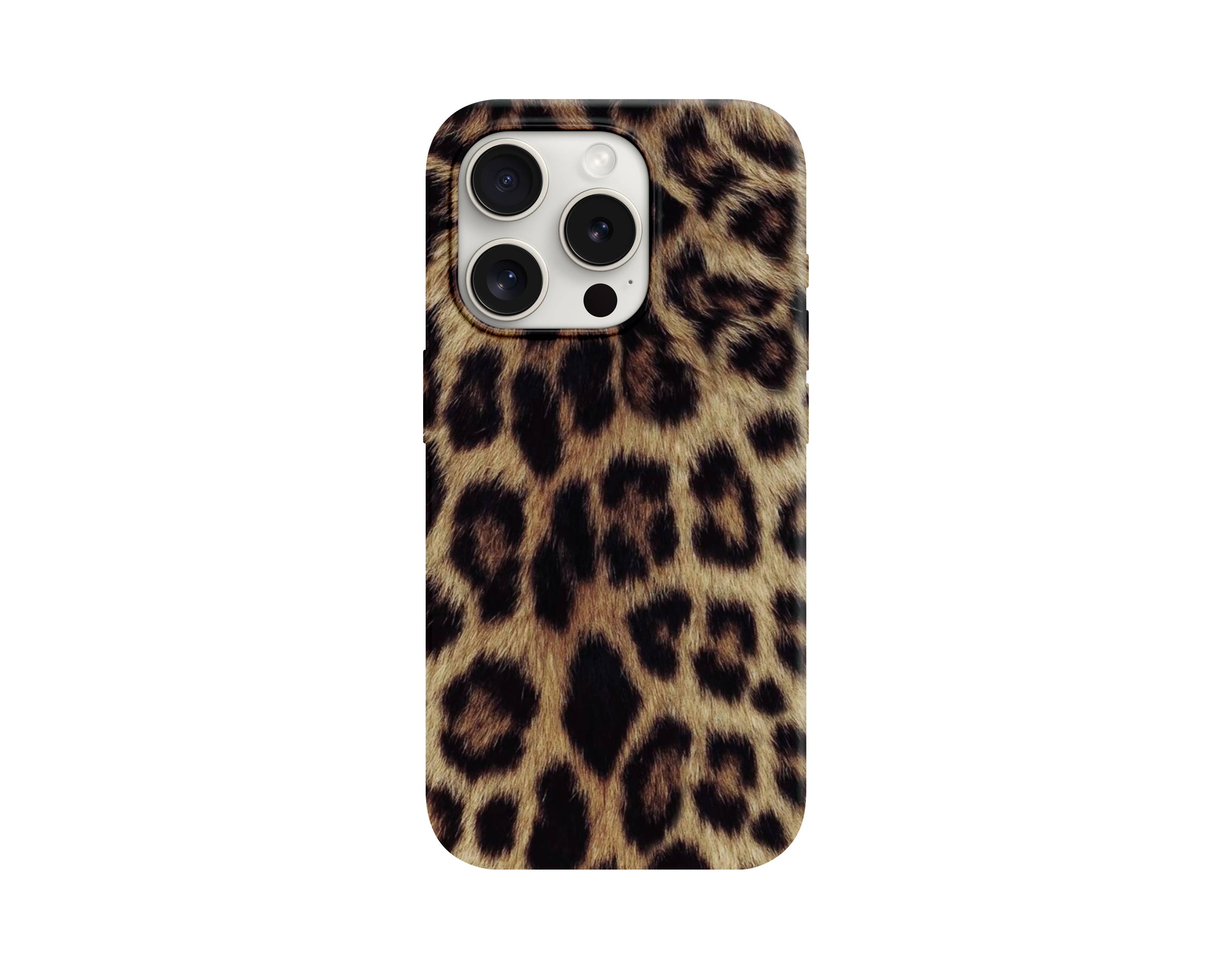 Leopar Desenli Özel Seri Telefon Kılıfı