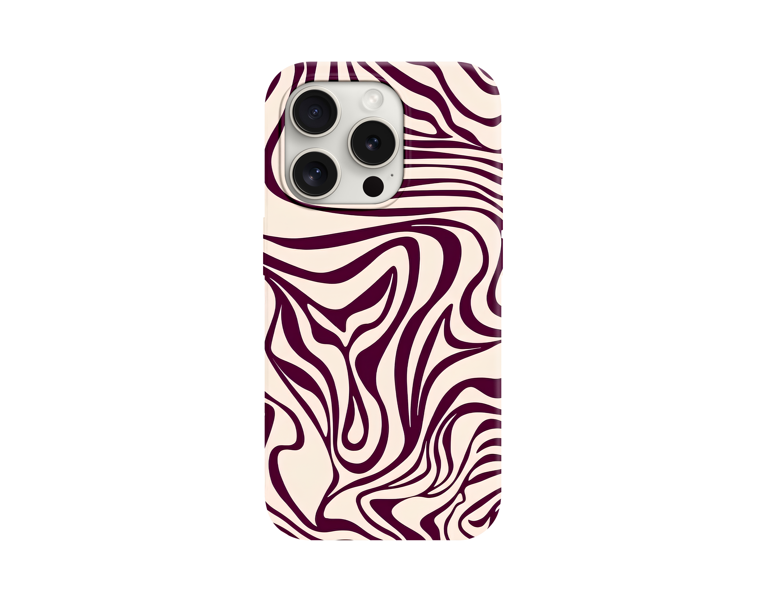 Soyut Girdap Desenli Telefon Kılıfı