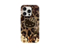 Leopar Desenli ve Hello Kitty Karakterli Telefon Kılıfı