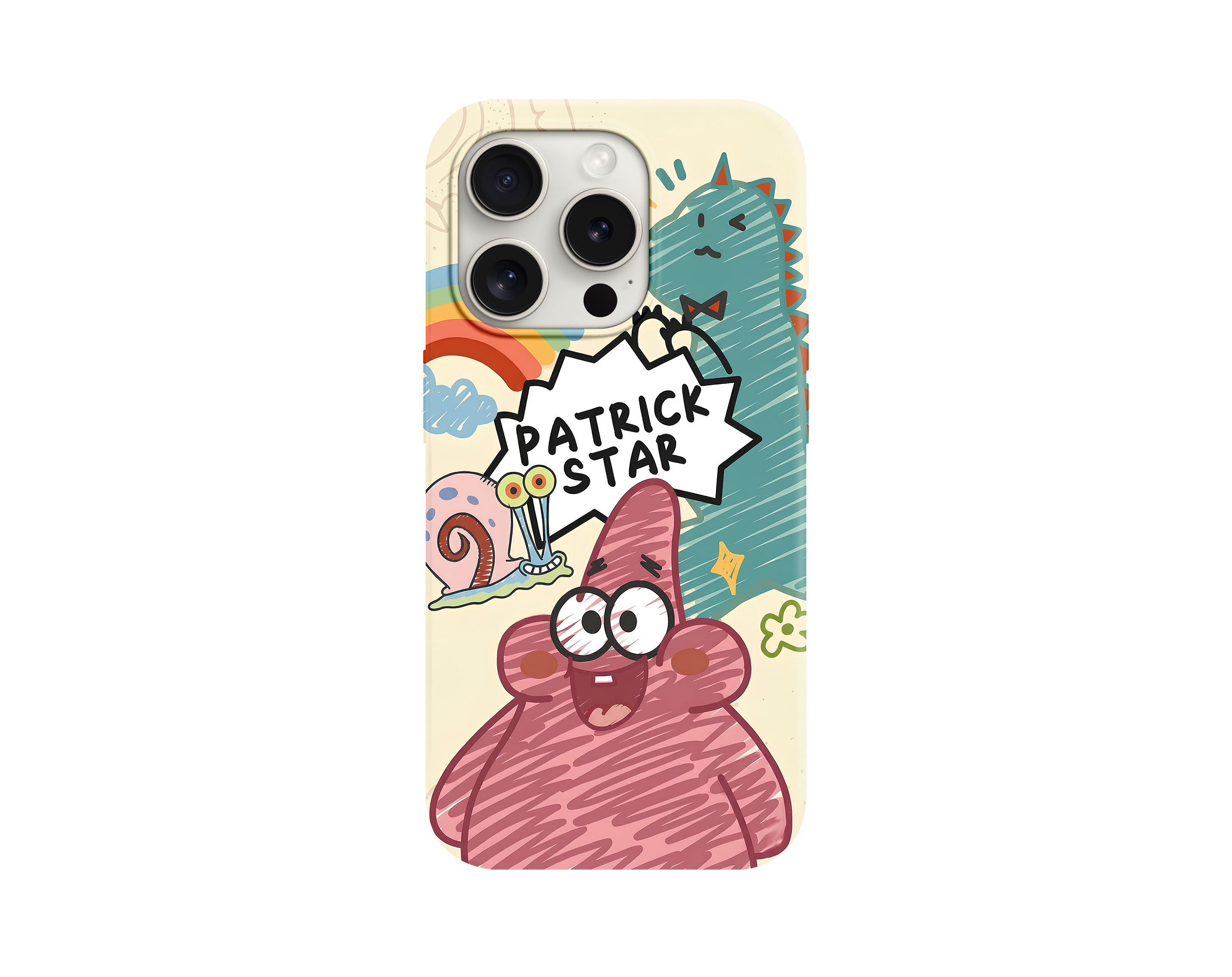 Patrick Star Tasarımlı Eğlenceli Telefon Kılıfı