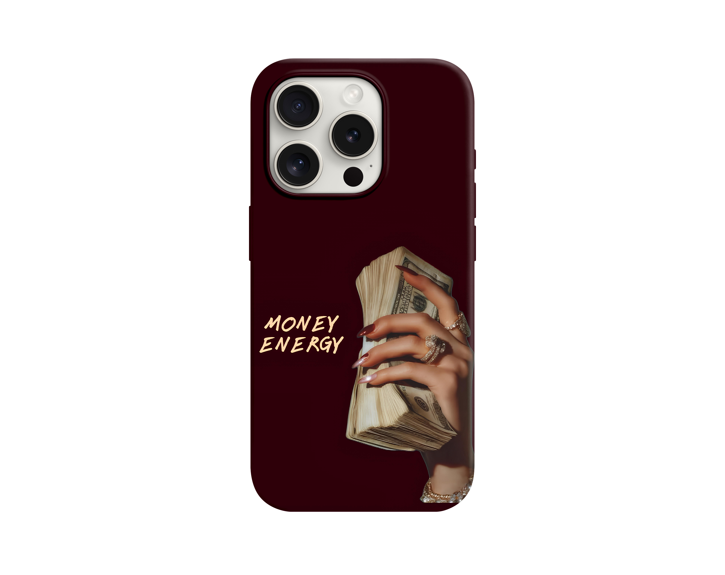 Money Energy Yazılı Telefon Kılıfı